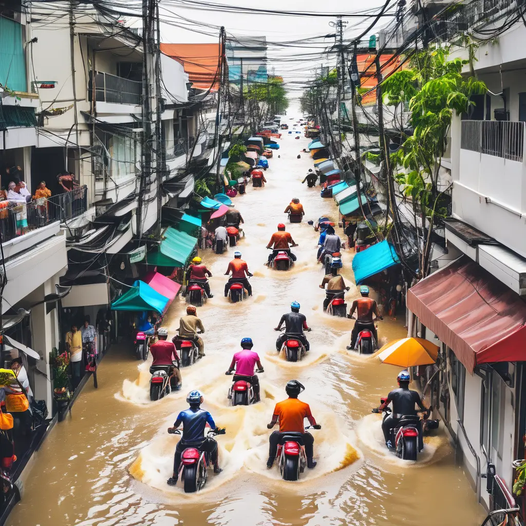 Thailand rangiert als drittes Land, das am meisten wirtschaftlichen Verlusten durch den Klimawandel ausgesetzt ist