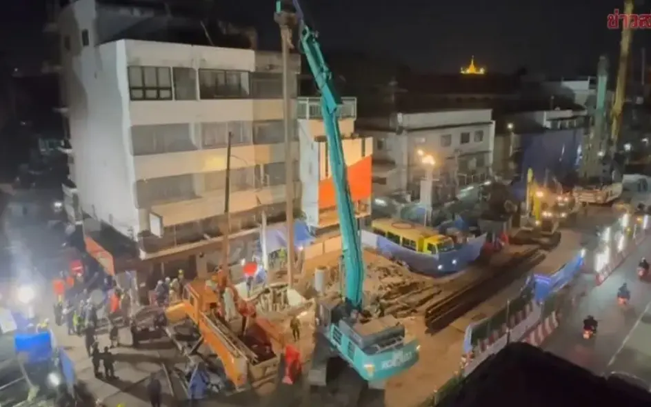 UPDATE: Bauarbeiter in Bangkok stürzt in Schacht -Leiche gefunden