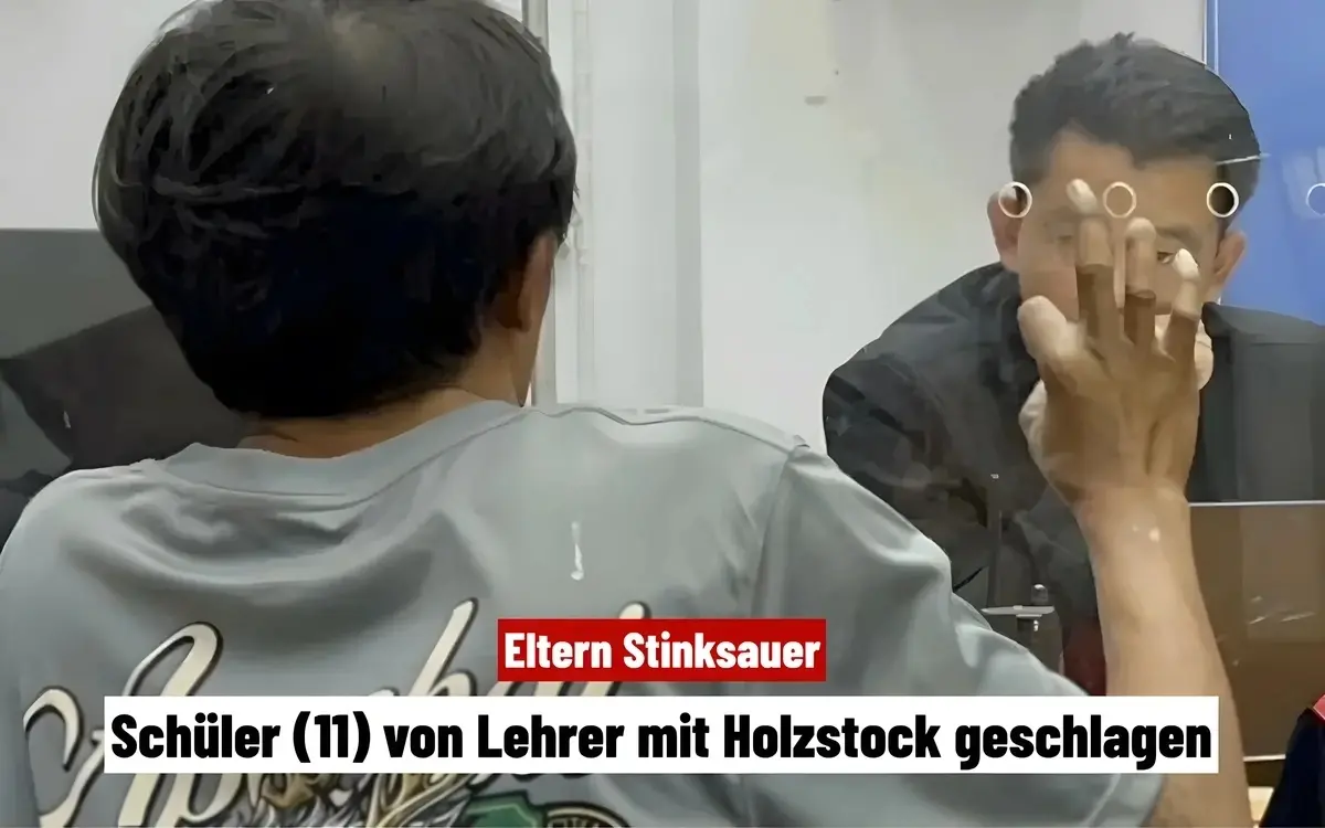 Berüchtigter Lehrer züchtigt Schuljunge (11) mit einem Holzstock – Strafanzeige
