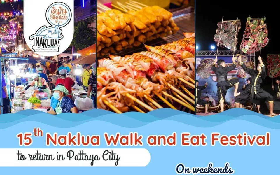 Das „Naklua Walk and Eat Festival“ beginnt am 2. Dezember in Pattaya