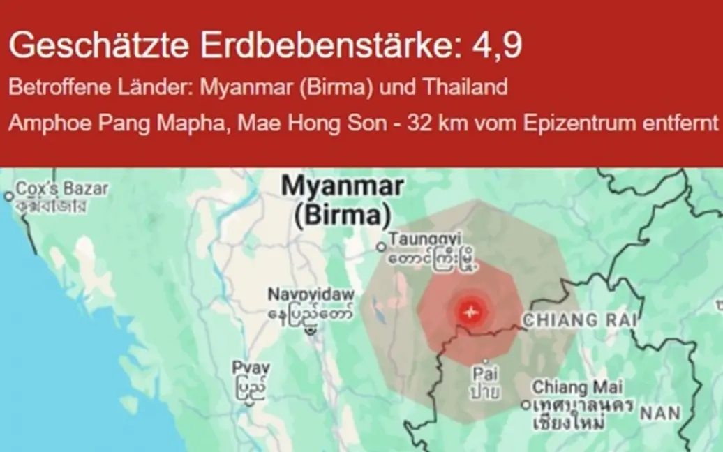 Eilmeldung: Erdbeben in Thailand – Wird ständig Upgedatet