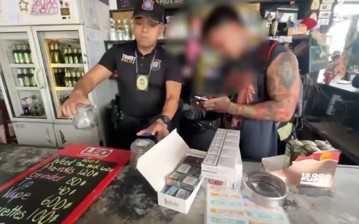 Entdeckung eines illegalen ausländischen Tabak-Rings in Luxusresort auf Koh Phangan