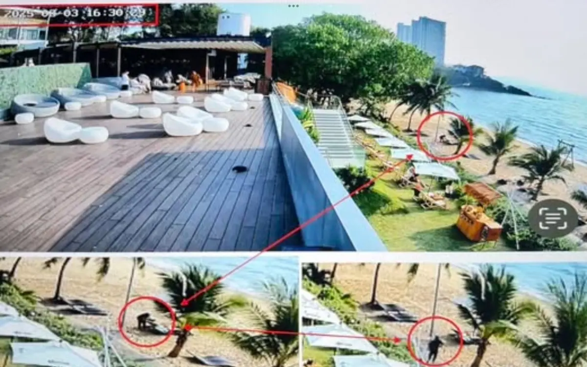 Festnahme eines heimtückischen Diebes in Pattaya: Russe geht schwimmen – Täter klaut Wertsachen – Video