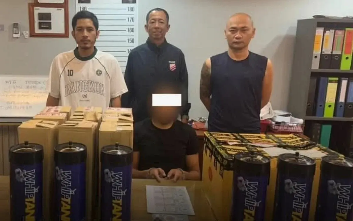 Wieder will Ausländer in Thailand illegal Geld verdienen: Franzose in Phuket wegen Lachgas-Verkauf festgenommen