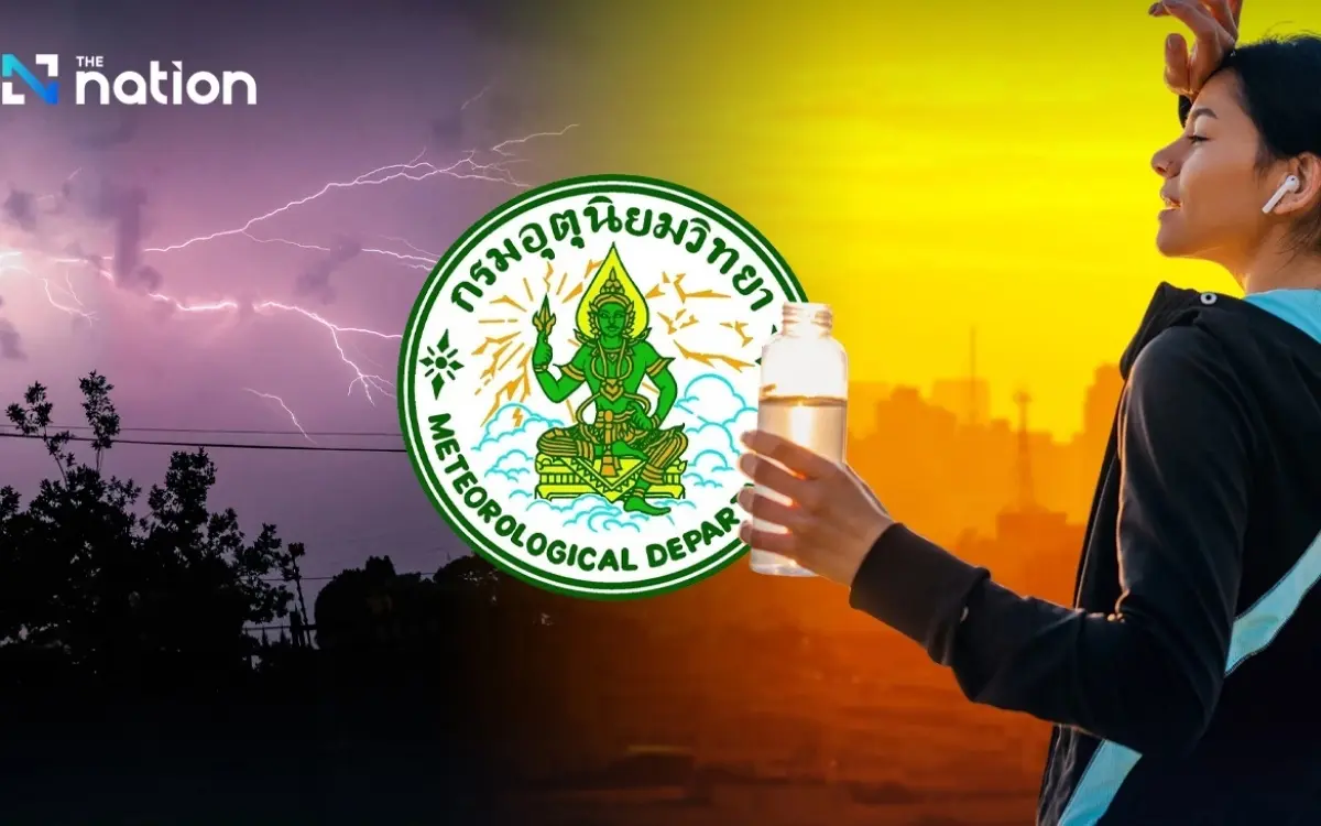 Glühende Hitze und isolierte Gewitter – Wetterwarnung für ganz Thailand