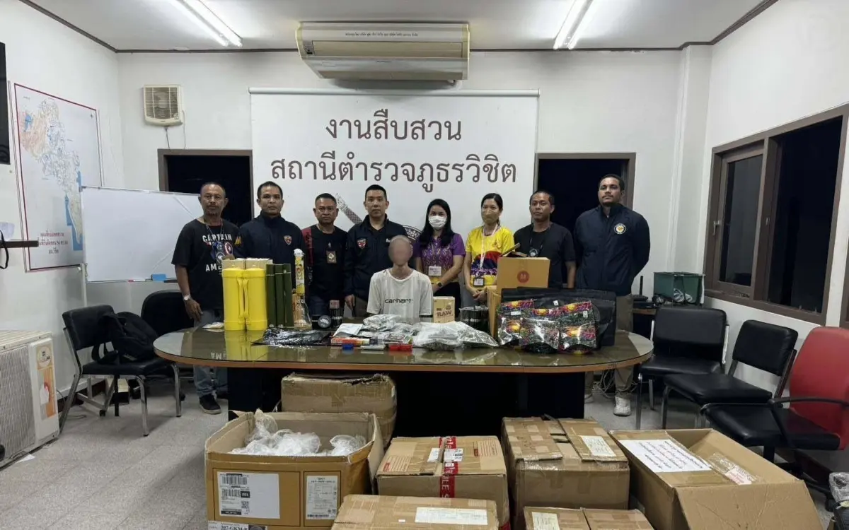 Illegaler Handel mit Cannabis und Vapes: Russischer Staatsbürger in Phuket verhaftet