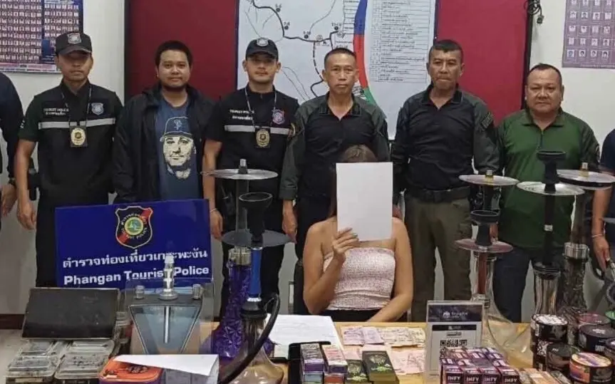 Kampf gegen den illegalen Verkauf: Polizei in Koh Phangan nimmt russische E-Zigaretten-Händlerin fest