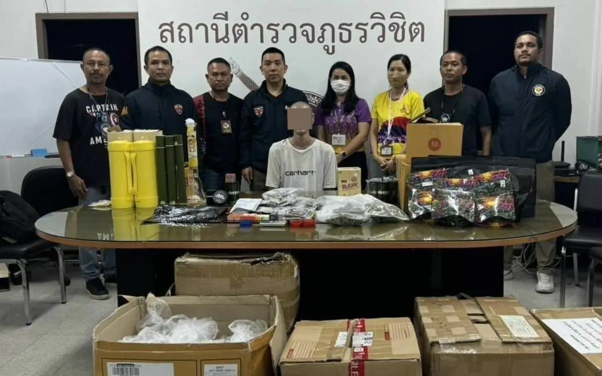 Kiffer-Imperium auf Phuket: Russe mit Drogen im Millionen-Wert geschnappt