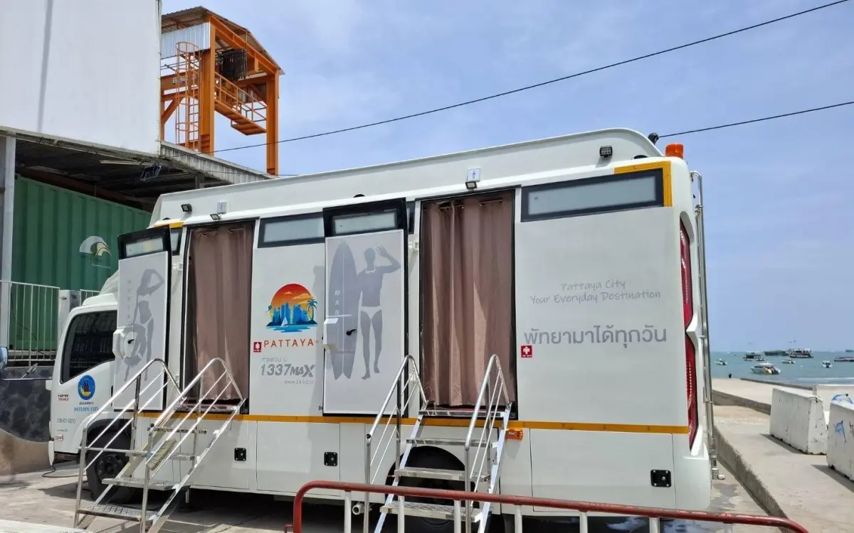 Klimatisierte Toiletten für Touristen