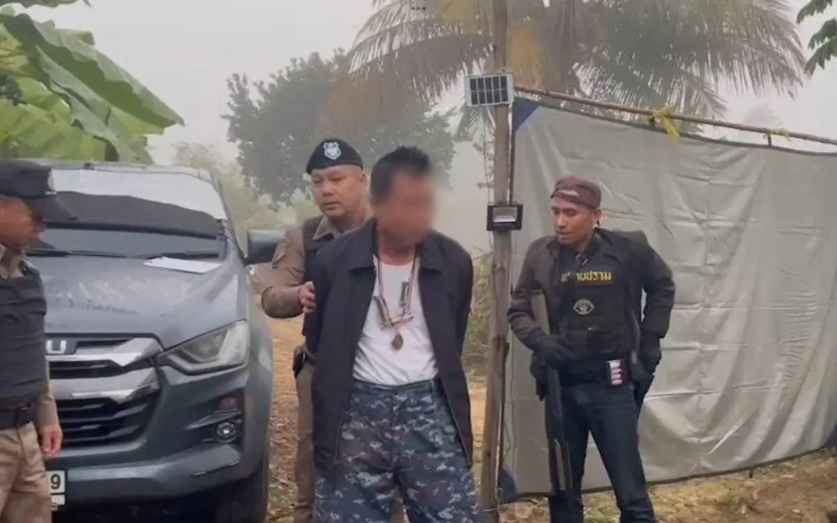 Mann nach zehn Jahren Flucht wegen Mordvorwurfs in Chiang Rai festgenommen