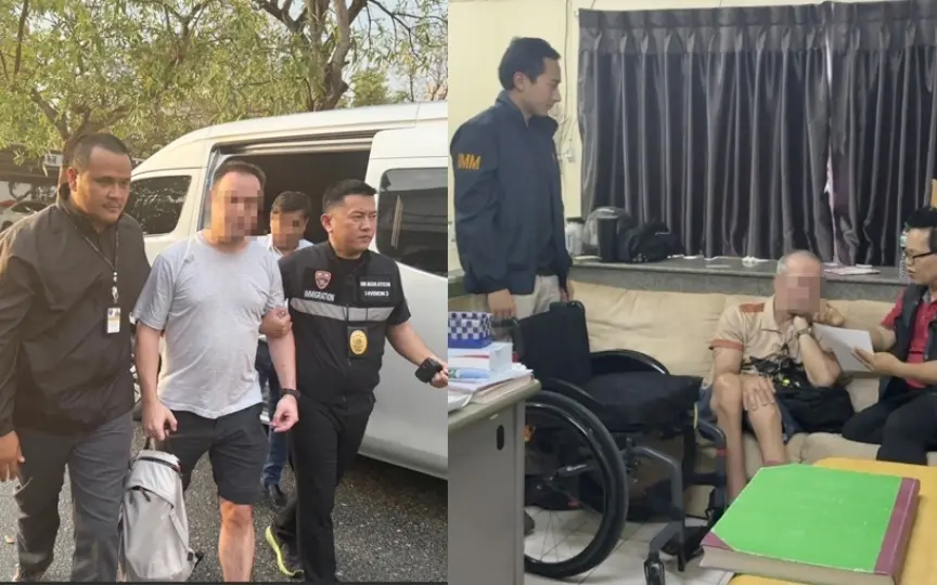 Polizei von Pattaya verhaftet zwei Schweizer in getrennten Fällen von Kindesmissbrauch