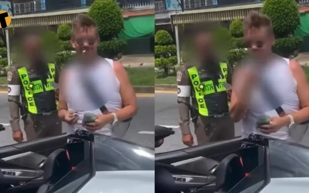 Provokation: Reicher Ausländer verhöhnt Polizei in Phuket