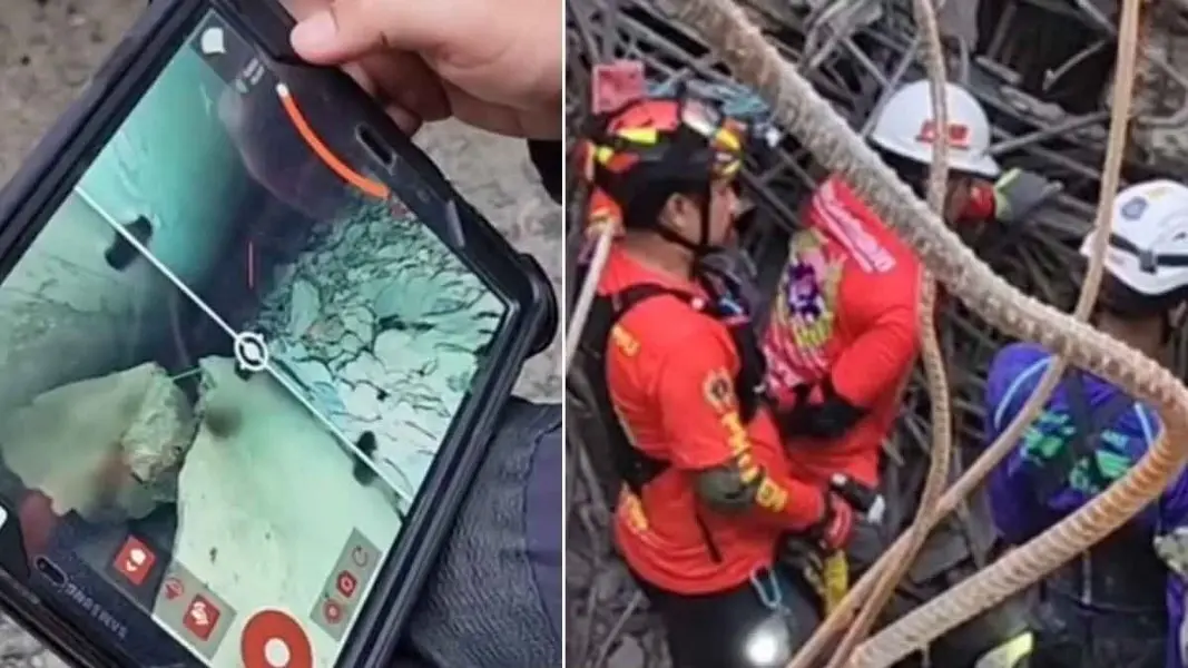 Wunder in Bangkok! Retter orten Lebenszeichen unter Trümmern