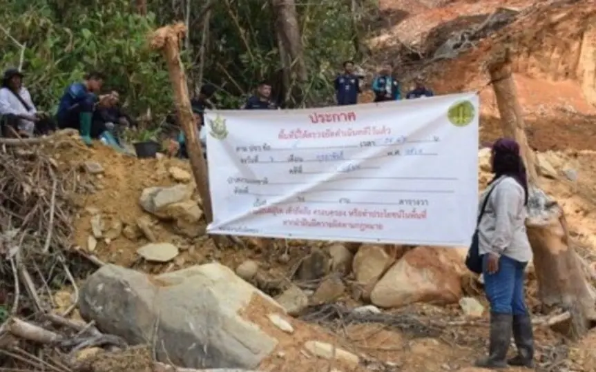 Schwerwiegende Vorwürfe: Polizist in Chanthaburi wegen illegaler Waldrodung suspendiert