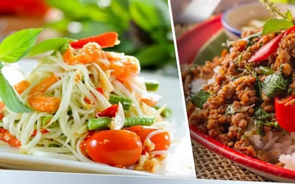 Som Tam und Pad Ka Prao gehören zu den würzigsten Speisen der Welt