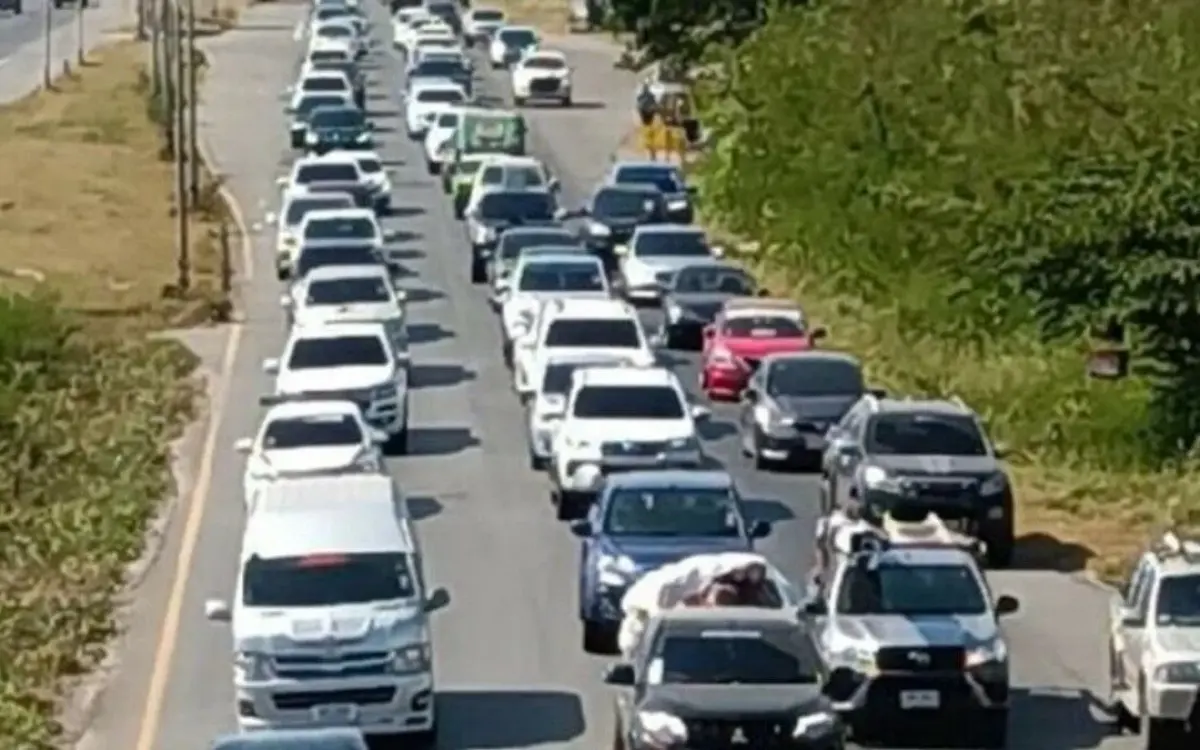 Verkehrsstaus in Thailand: Neujahrs-Exodus aus Bangkok sorgt für erhöhtes Verkehrsaufkommen