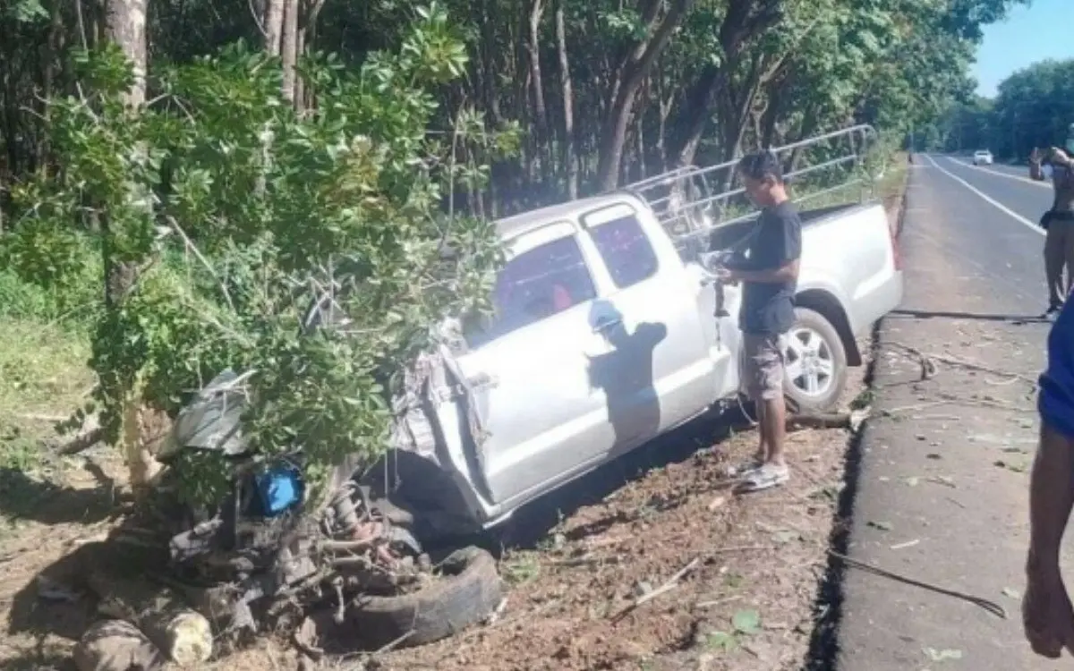 Verkehrsunfall in Sisaket: Betrunkener Fahrer fordert das Leben von drei Geschwistern