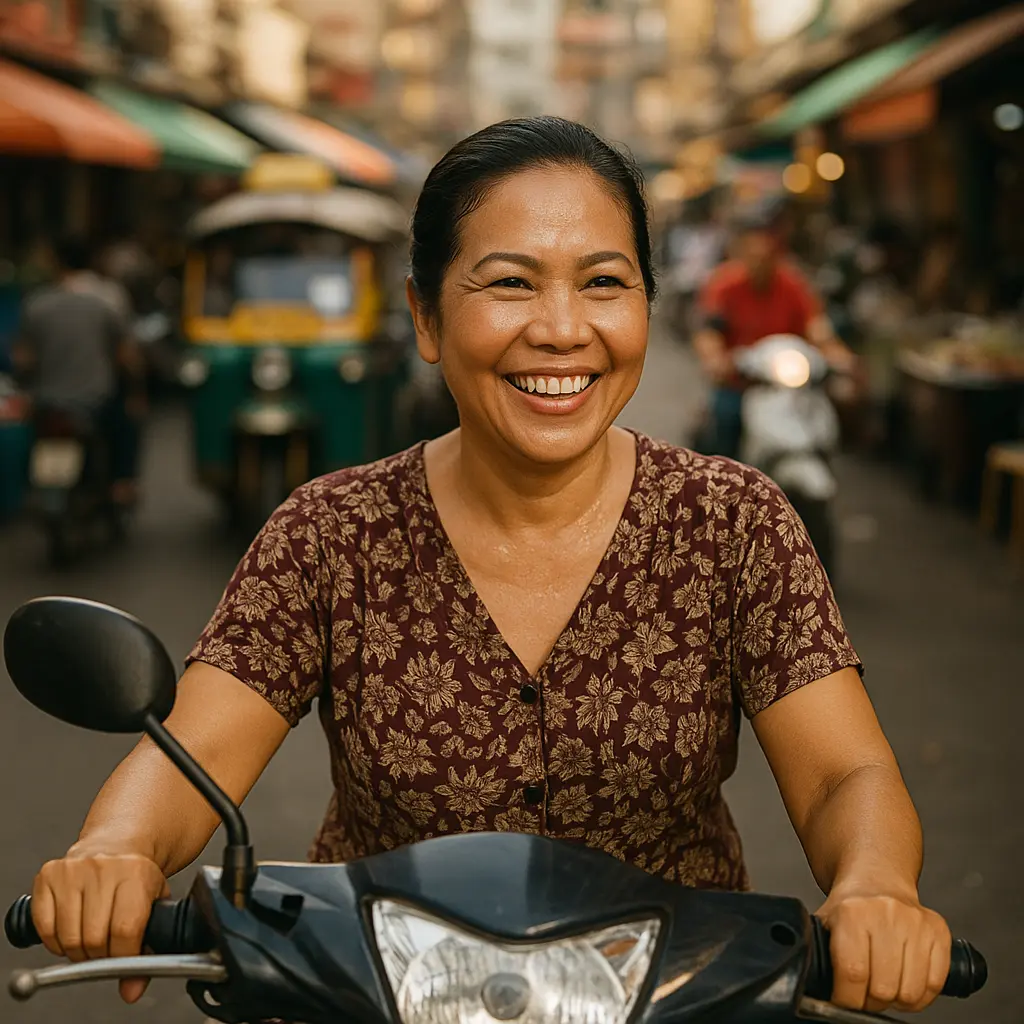 Schönheit im Schweiss – warum Thailands Frauen trotzdem strahlen