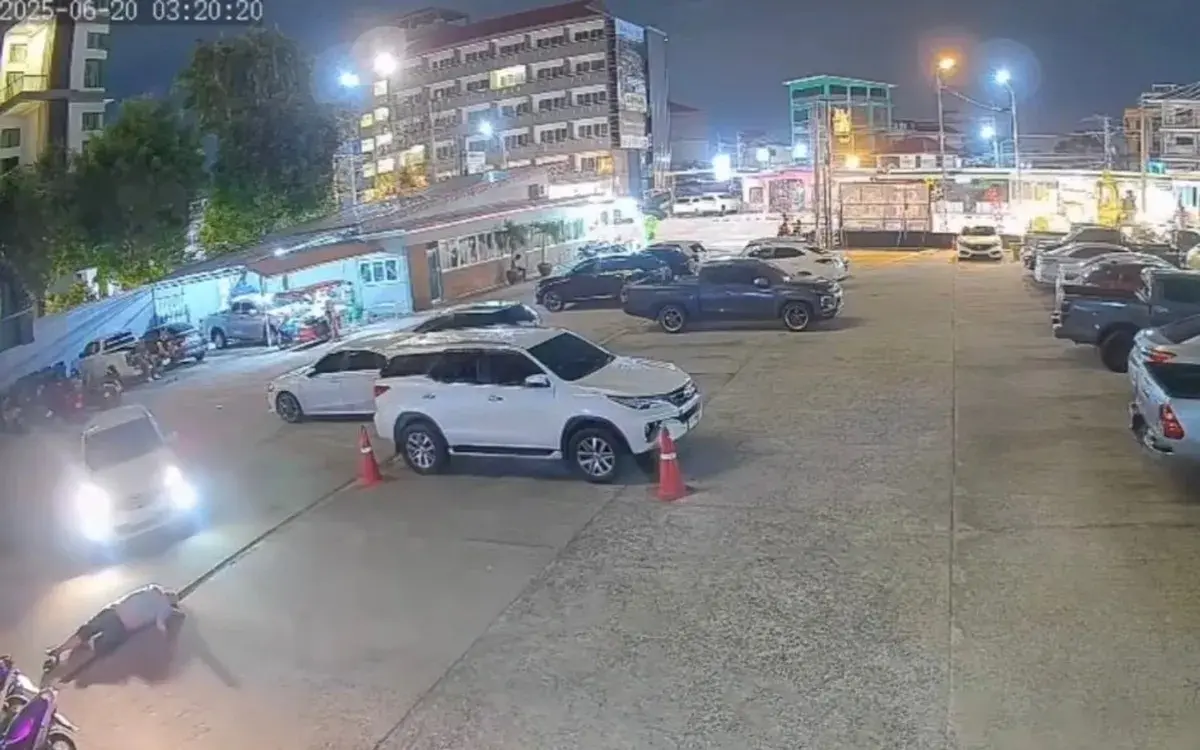 Horror-Crash: Tourist brutal über Kopf gefahren – Video
