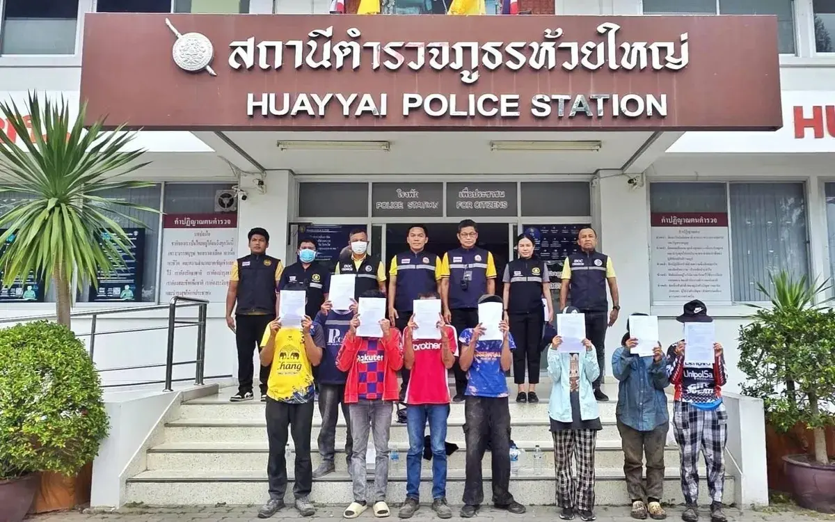 Thailands Behörden schlagen zu – Ausländer ohne Papiere hinter Gittern