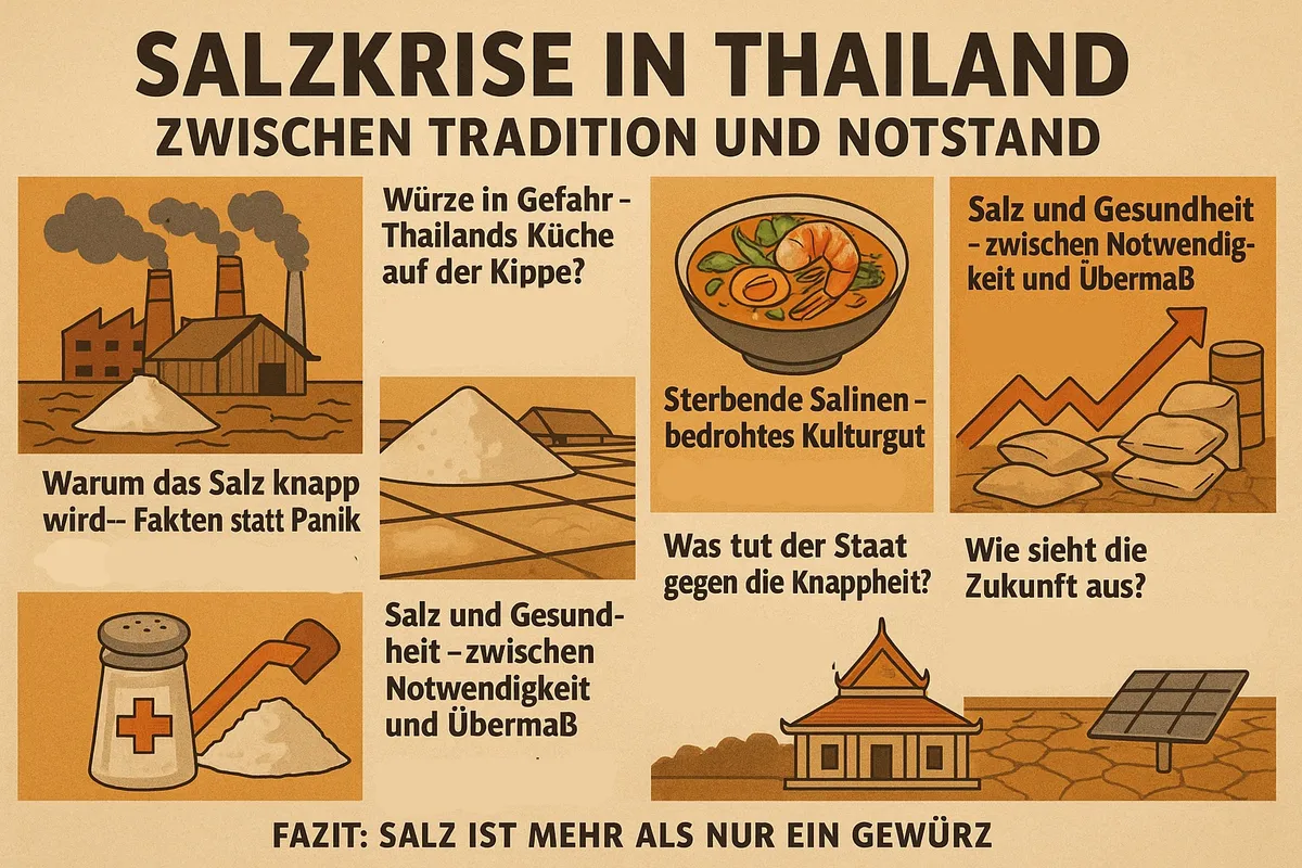 Salzknappheit bedroht Thailand