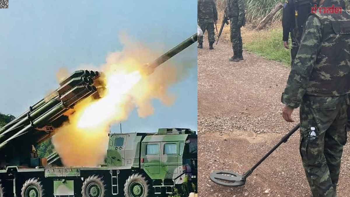 Militärische Aktivitäten auf beiden Seiten