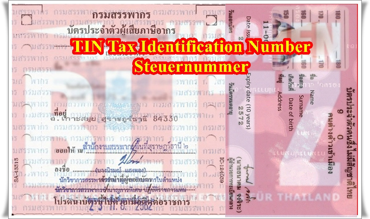 TIN Thailand beantragen: So klappt’s mit der Steuernummer für Ausländer