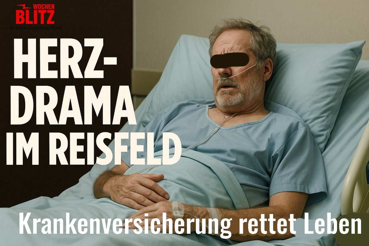 Vom Reisfeld ins Krankenhaus – Deutscher kämpft um sein Leben