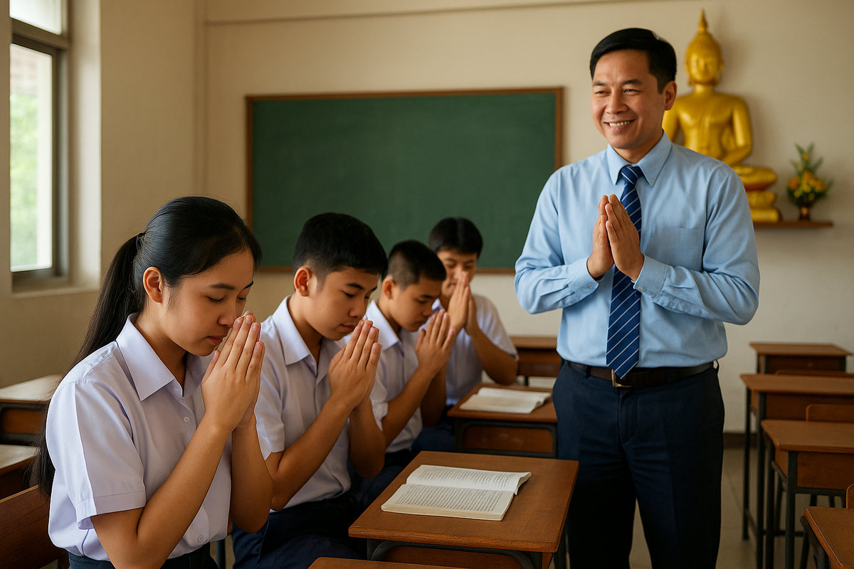 Kreide, Kloster, Kultur: Thailands Schulgeheimnis
