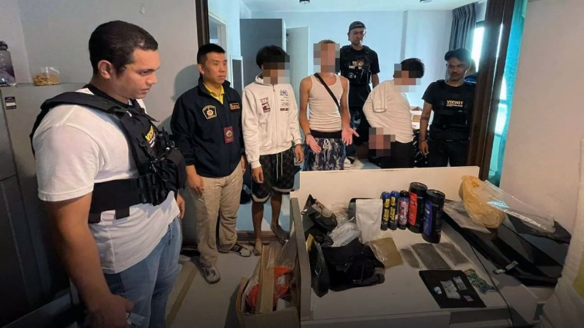 Russen und Thais mit Drogen in Luxus-Condo erwischt