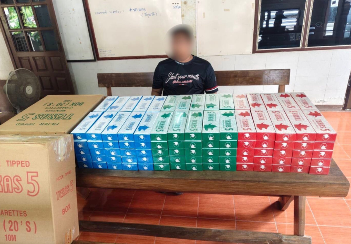 2,25 Millionen Baht – Schmuggel-Zigaretten gestoppt