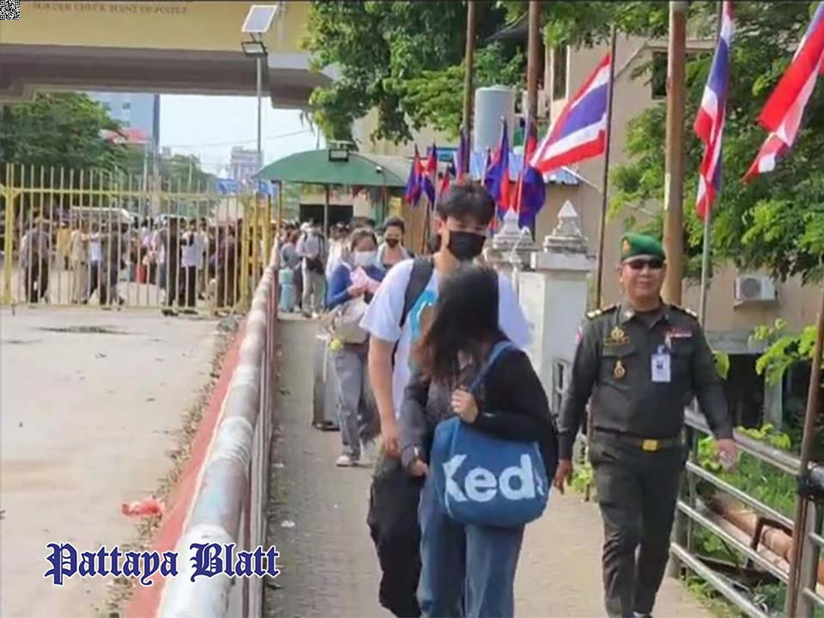 Rückreise aus Kambodscha: Thais zahlen bis zu 8.000 Baht Strafe