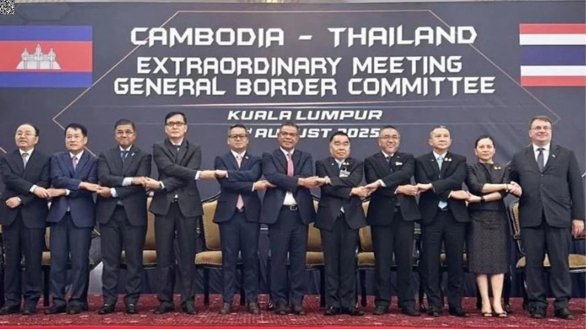 Eilmeldung: Thailand und Kambodscha unterzeichnen Waffenstillstand