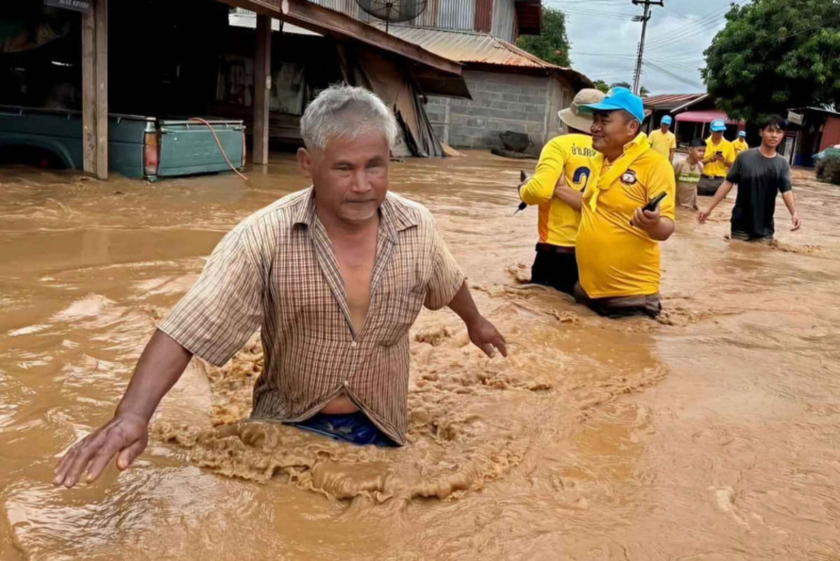 Ex-Sturm „Nongfa“: Flutkatastrophe in fünf Provinzen Thailands