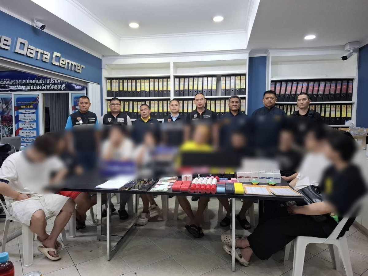 Poker-Razzia in Pattaya: Neun Ausländer festgenommen