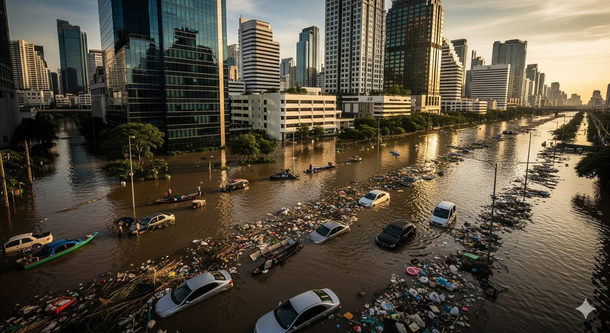 Bangkok versinkt bis 2050