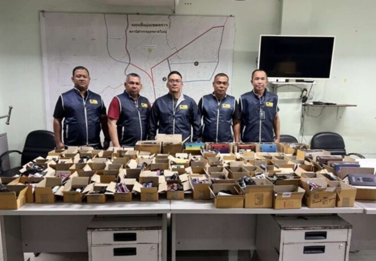 5 Mio. Baht Zigaretten beschlagnahmt
