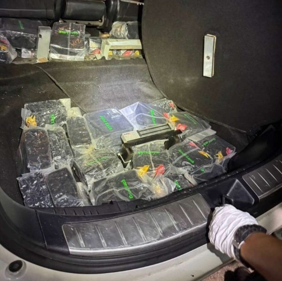 68 kg Crystal Meth an Grenze sichergestellt