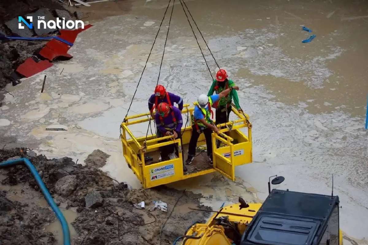 Neue Risse an Bangkoks Senkloch entdeckt