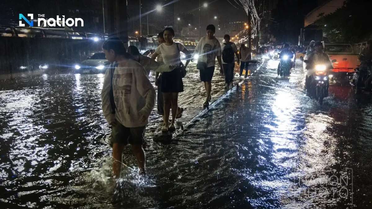 Bangkok nach Starkregen geflutet - 130 mm Regen zu viel