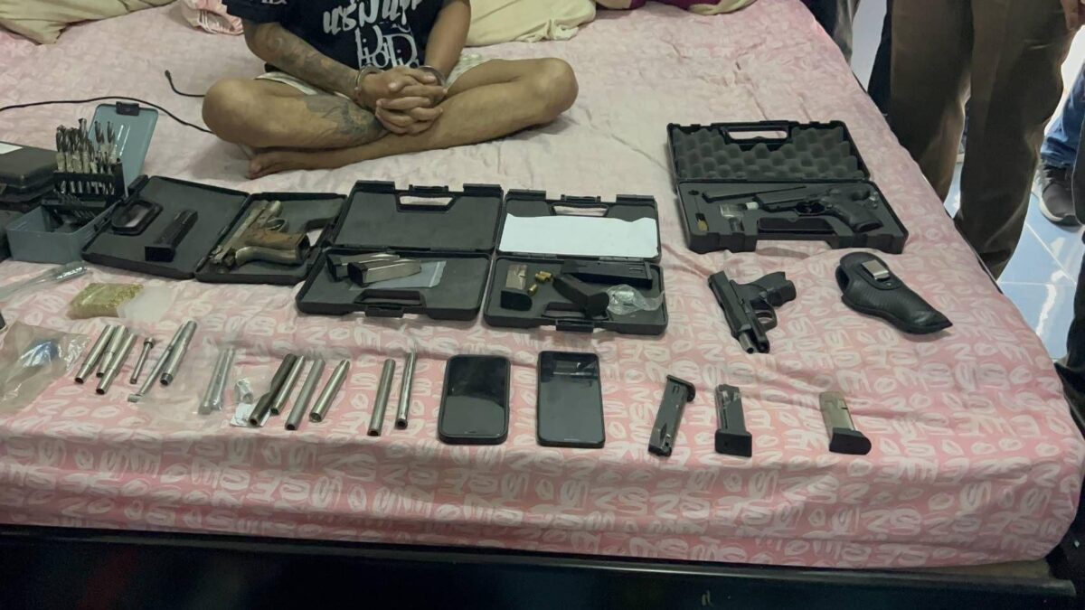 Illegale Waffenwerkstatt in Pattaya entdeckt