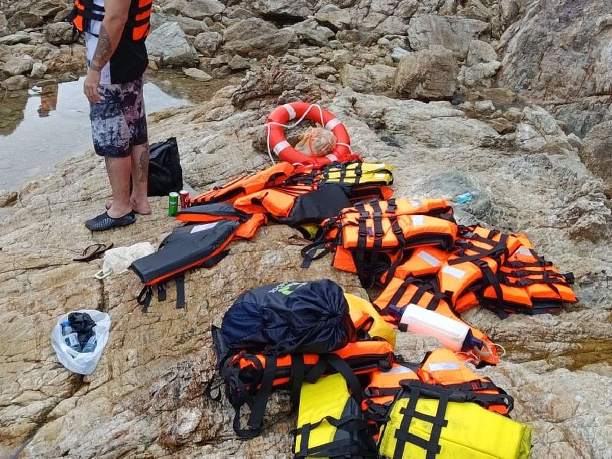 Speedboat Unfall: Touristen von Insel gerettet