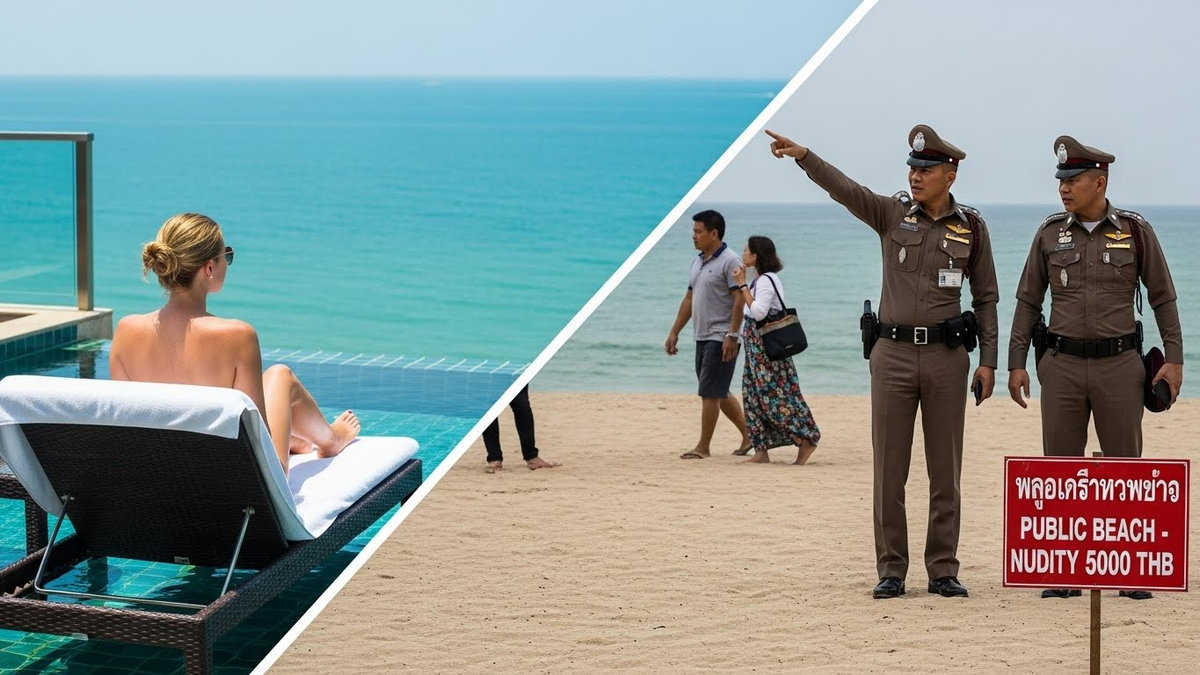 Nacktbaden: Thailands Gesetze für Touristen
