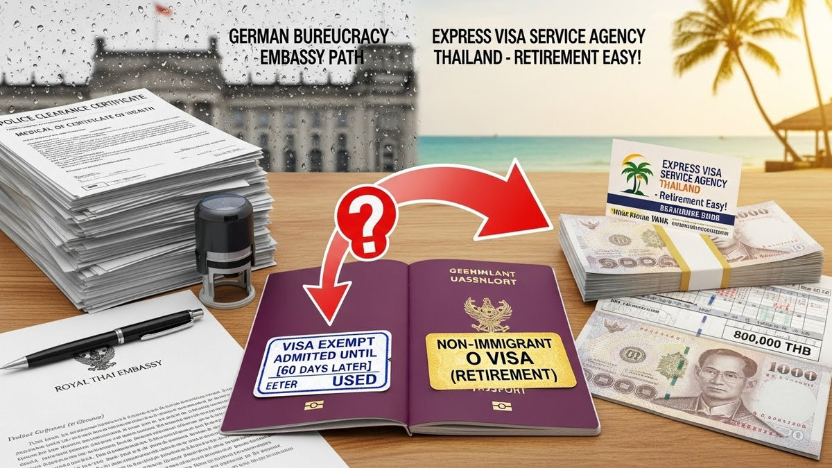 Rentenvisum Thailand: Agentur oder Botschaft?