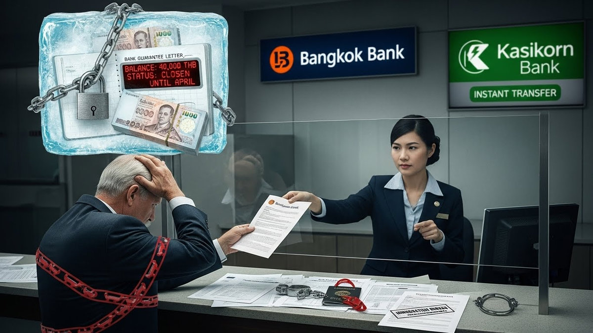 Visum Thailand: Bank sperrt Guthaben
