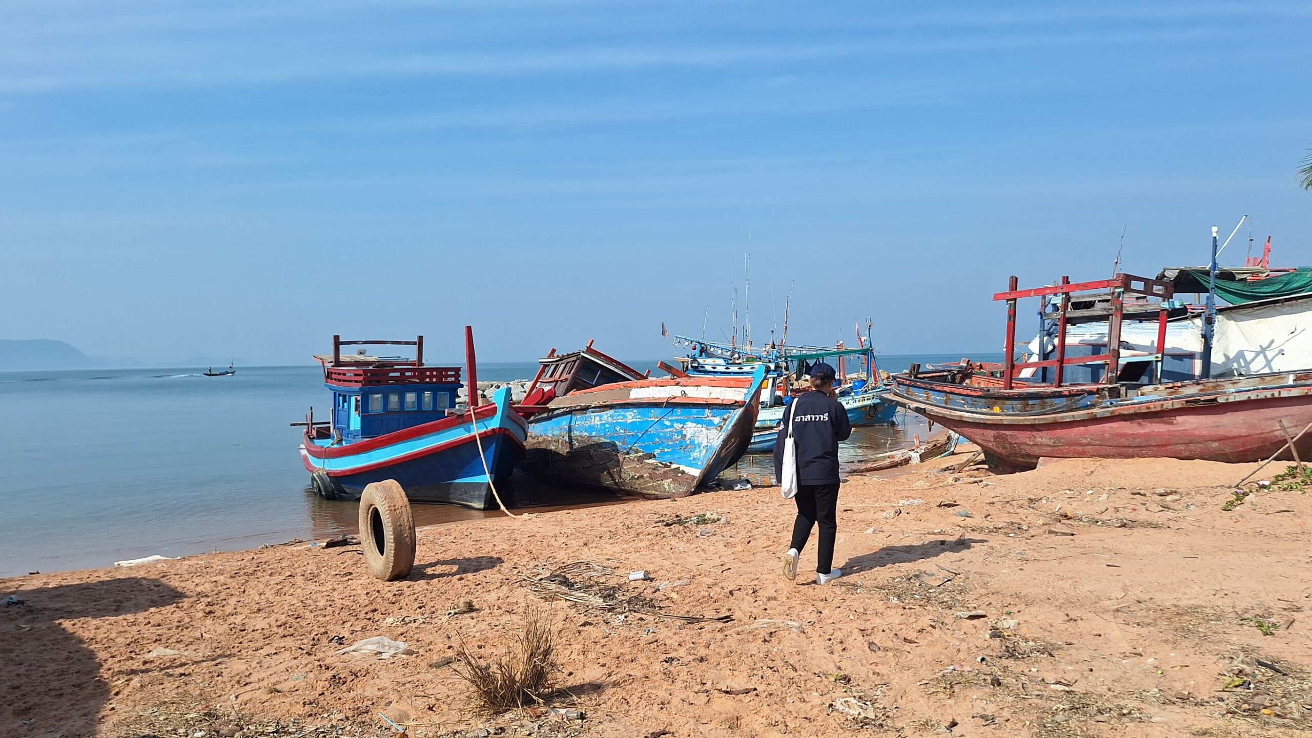 Boote in Na Jomtien müssen weg