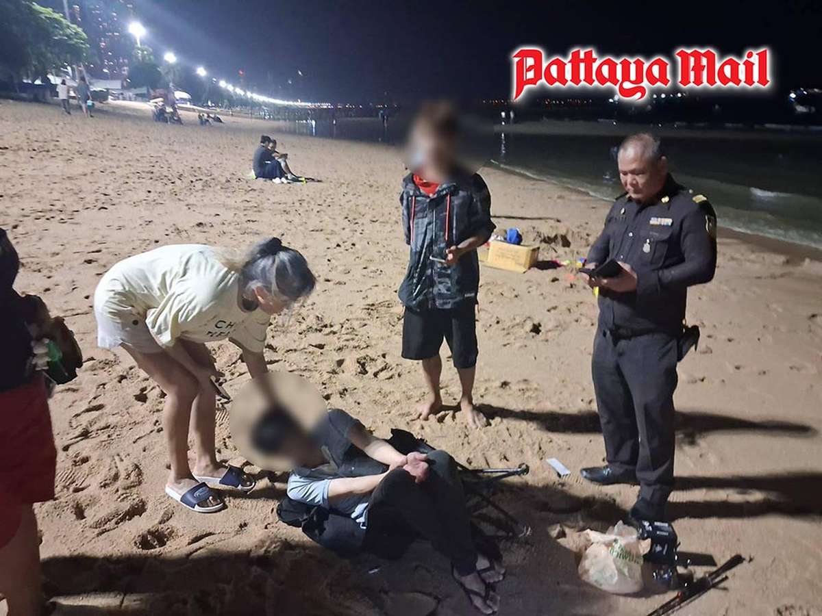 Gift-Fisch am Jomtien Beach: Mann im Krankenhaus