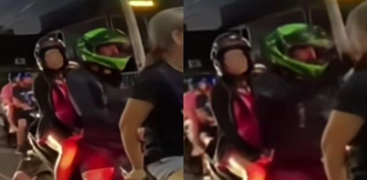 Motorrad-Zoff im Stau schockiert Netz (Video)