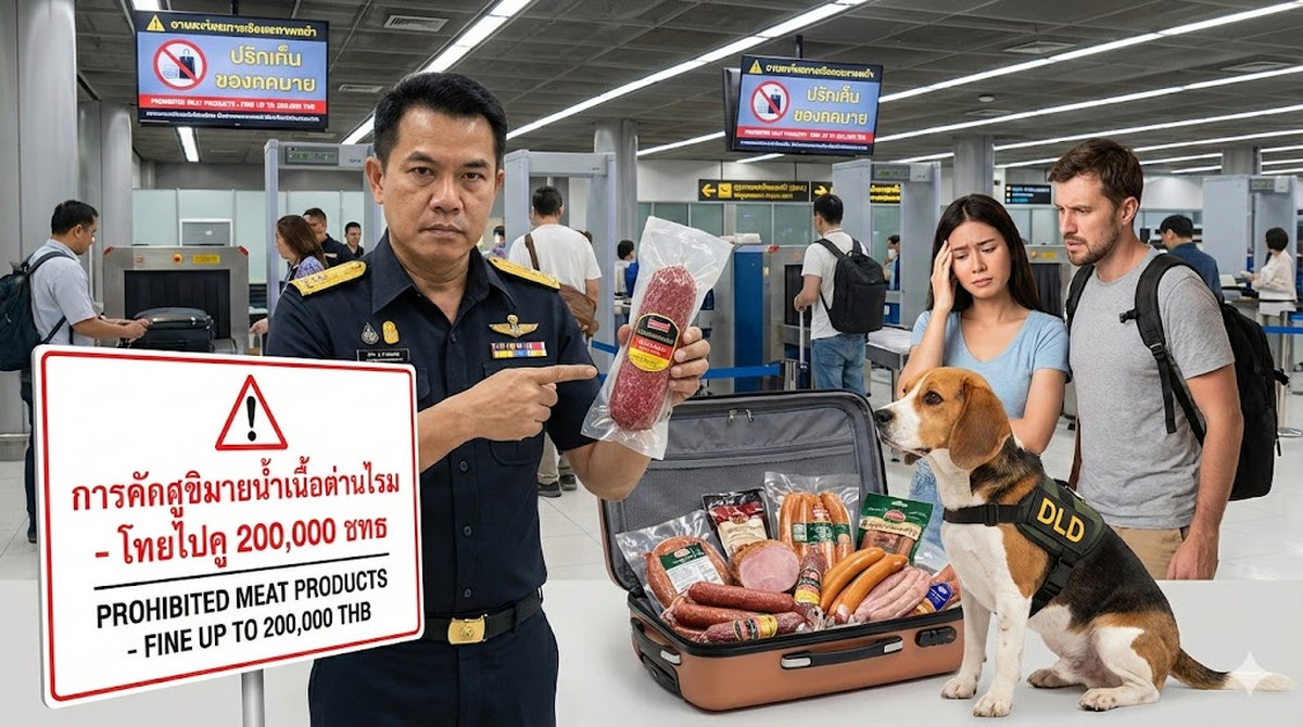Thailand-Zoll: Fleisch-Verbot beachten!