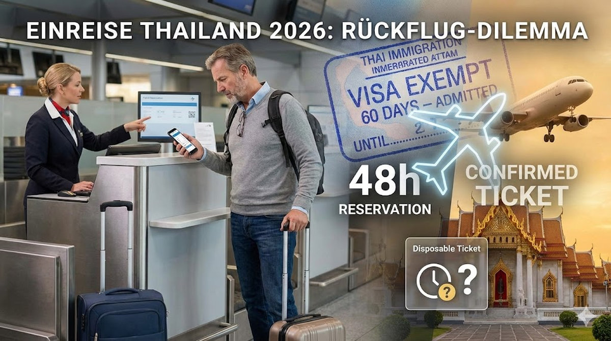 Visafrei nach Thailand: Rückflugticket Pflicht?